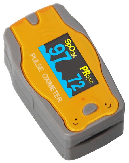 Fingertip Pulse Oximeter Paediatric - Yellow Bear